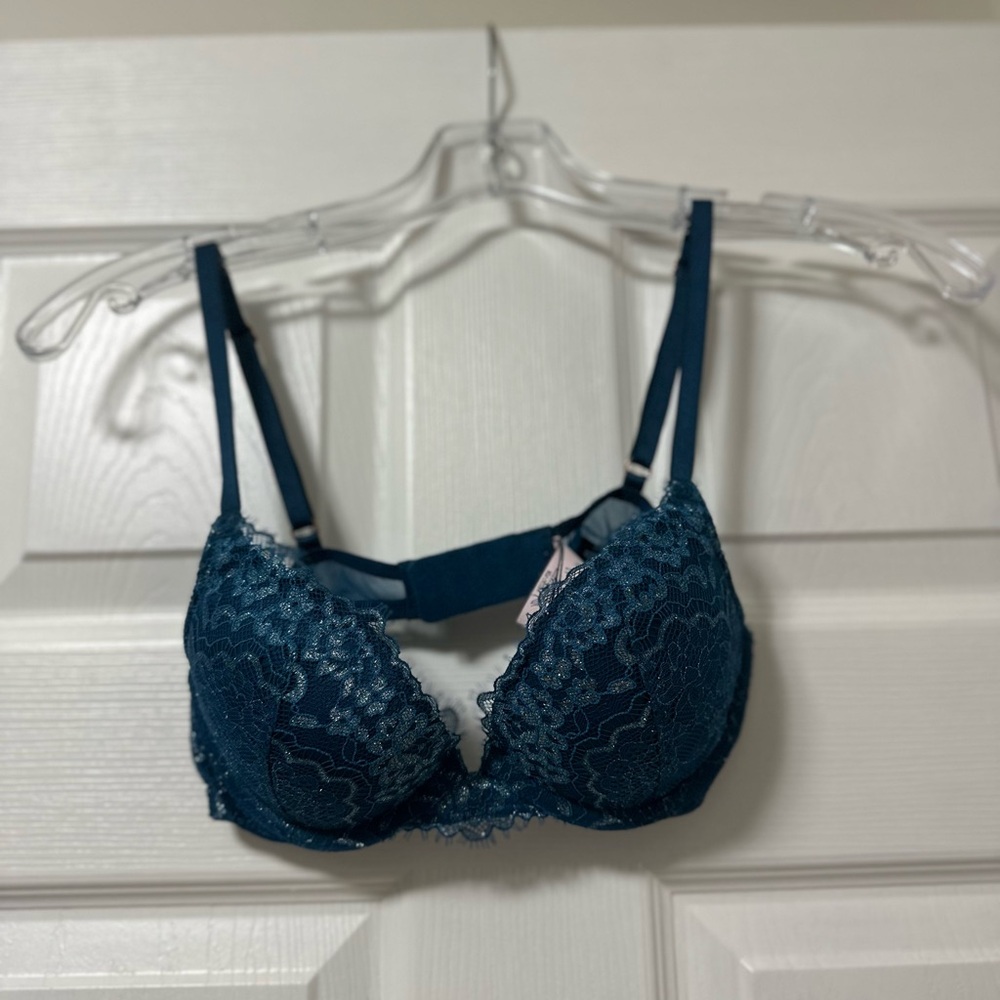 Victoria’s Secret Blue Lace Bra